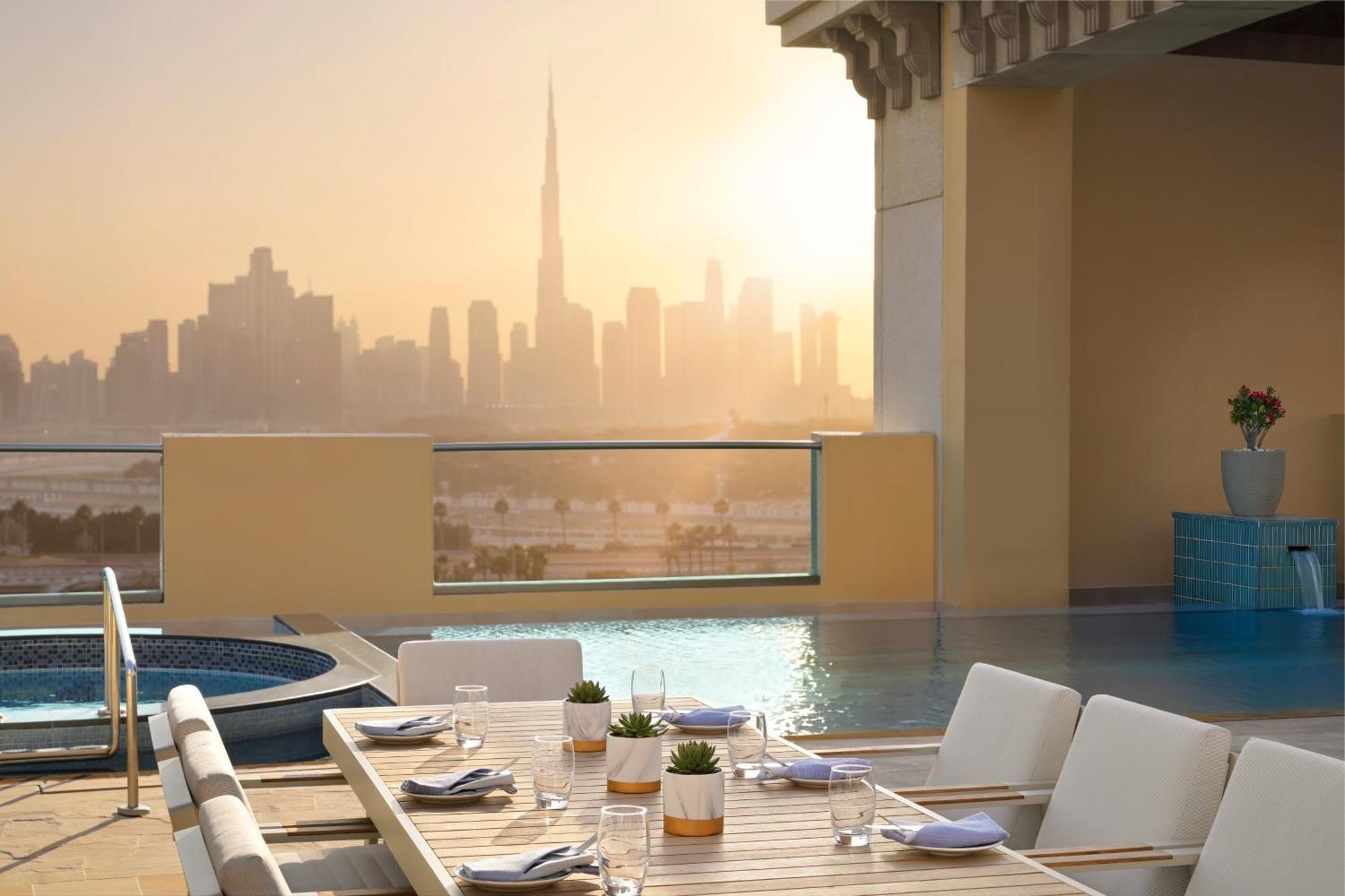 Marriott Executive Apartments Al Jaddaf, Dubaï Extérieur photo The Address Downtown Dubai
