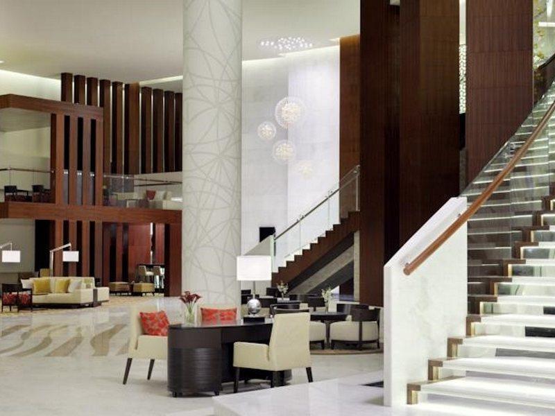 Marriott Executive Apartments Al Jaddaf, Dubaï Extérieur photo The lobby of the hotel